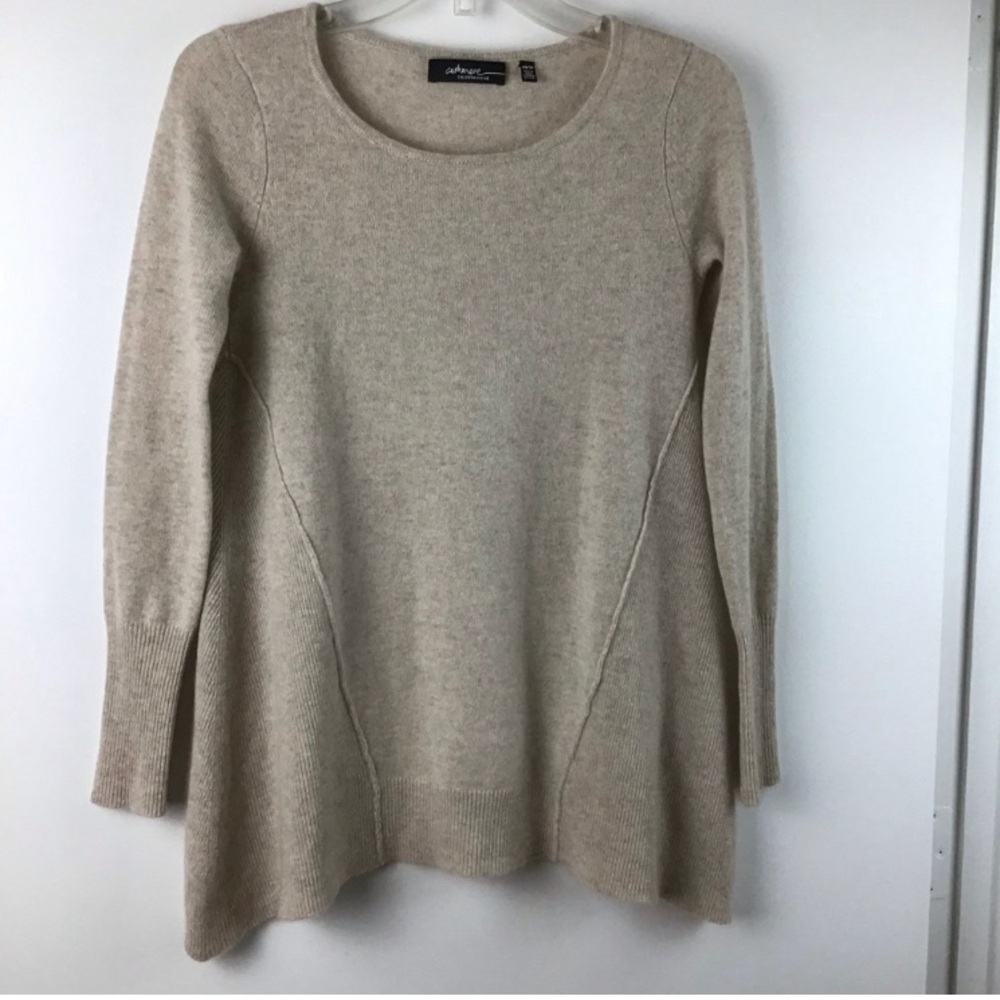 Saks Fifth Avenue Cream/Beige Cashmere Sweater